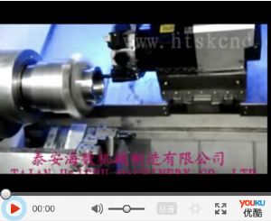 CNC350T車(chē)削中心加工視頻